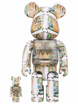 BEARBRICK 100% 400% JEAN-MICHEL BASQUIAT KING PLEASURE