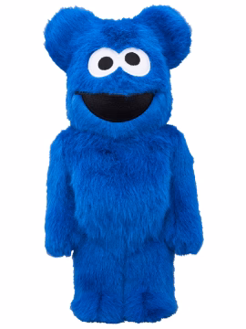 BEARBRICK 400% SESAME STREET COOKIE MONSTER COSTUME VERSION 2.0