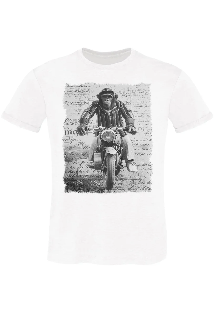 Monkey Dream Moto - T-shirt Uomo Urban 100% Cotone - immagine 7