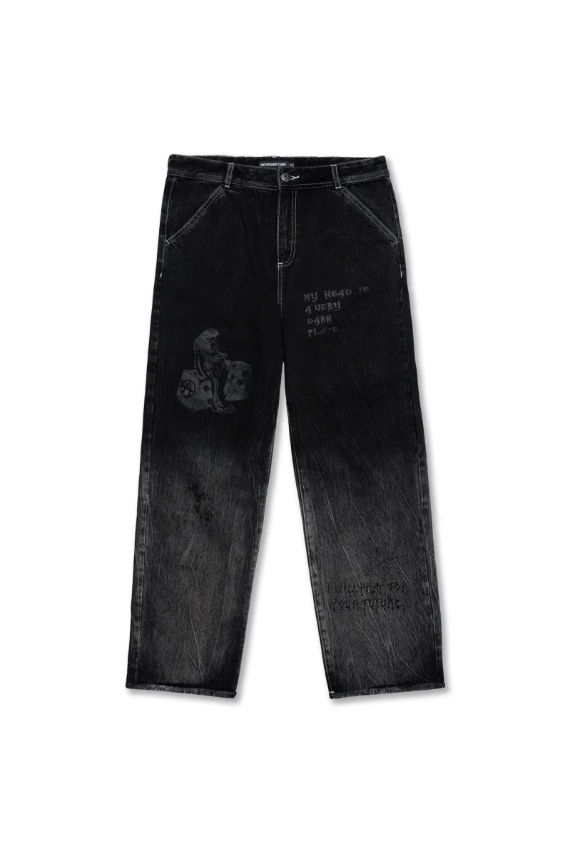 Acupuncture Myth Jeans Dark Grey - immagine 2
