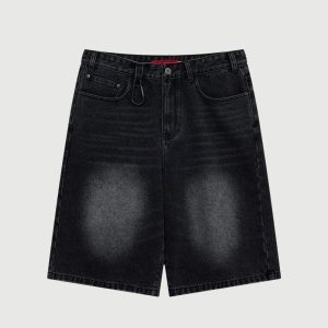 Acupunture Ocean Front Shorts Denim Black