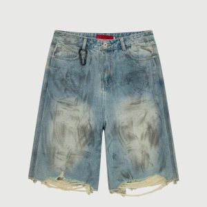 Acupunture Ocean Front Shorts Denim Rise Wash