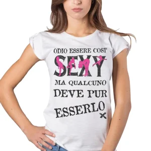 T-shirt Donna Slub 100% Cotone Eco - STREET STYLE