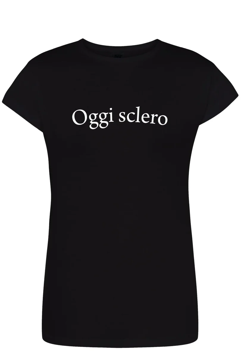 Oggi Sclero Solo Parole 3409 Lady Donna 100% Cotone Pettinato - immagine 4