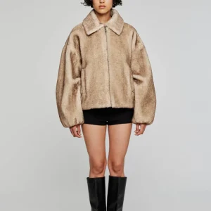 OOFWEAR Giacca corta in eco pelliccia