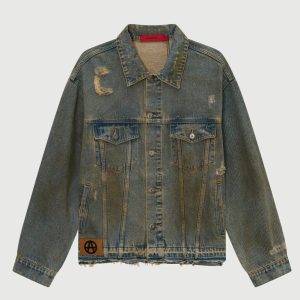 Acupuncture Original Trucker Jacket Brown