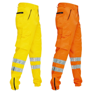 Pantalone alta Visibilità con Tessuto molto Resistente