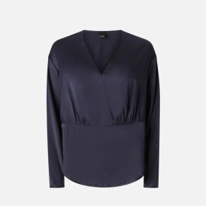 PINKO Blusa a maniche lunghe in satin stretch
