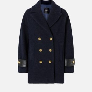 PINKO Cappotto caban corto doppiopetto