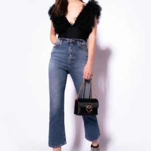 PINKO Jeans bootcut mix bottoni