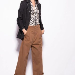 PINKO Pantaloni cargo wide-leg