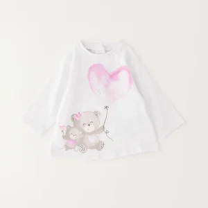 maglietta manica lunga bambina