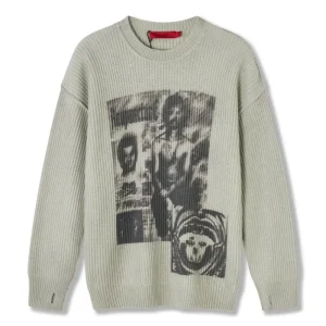Acupuncture Punker Sweater Khaki