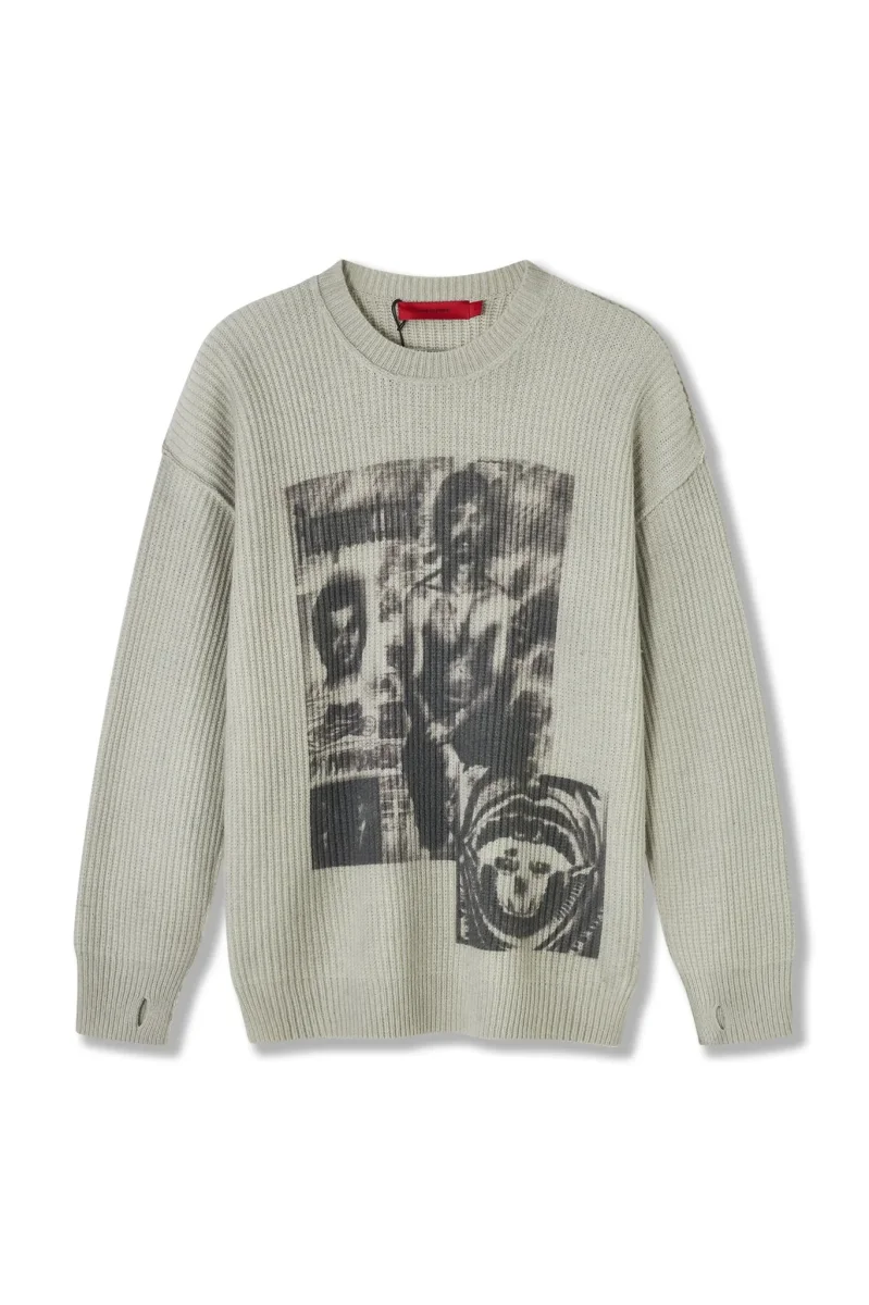 Acupuncture Punker Sweater Khaki - immagine 2