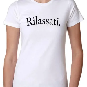 Rilassati Solo Parole 3402 Lady Donna 100% Cotone Pettinato