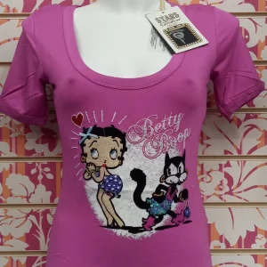 SBT727SW T-SHIRT BETTY BOOP - STAR STUDIOS T-SHIRT DONNA