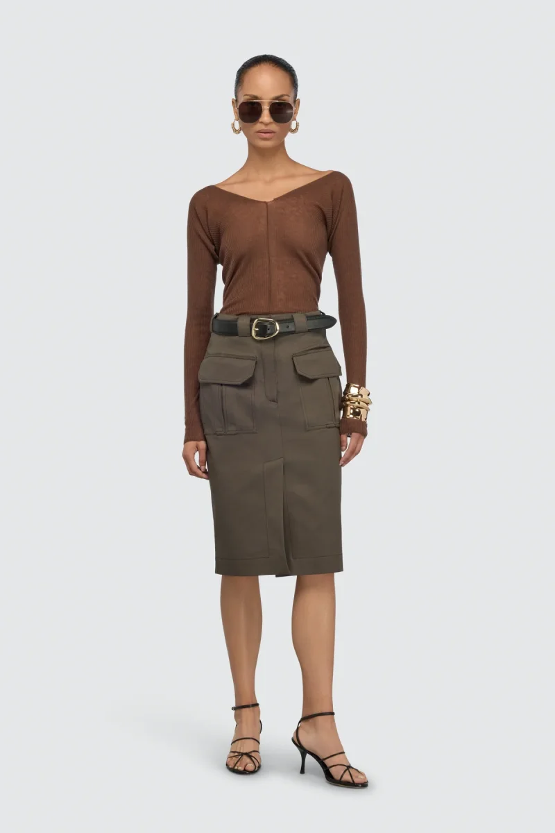 SEMICOUTURE Gonna narcisa - immagine 2