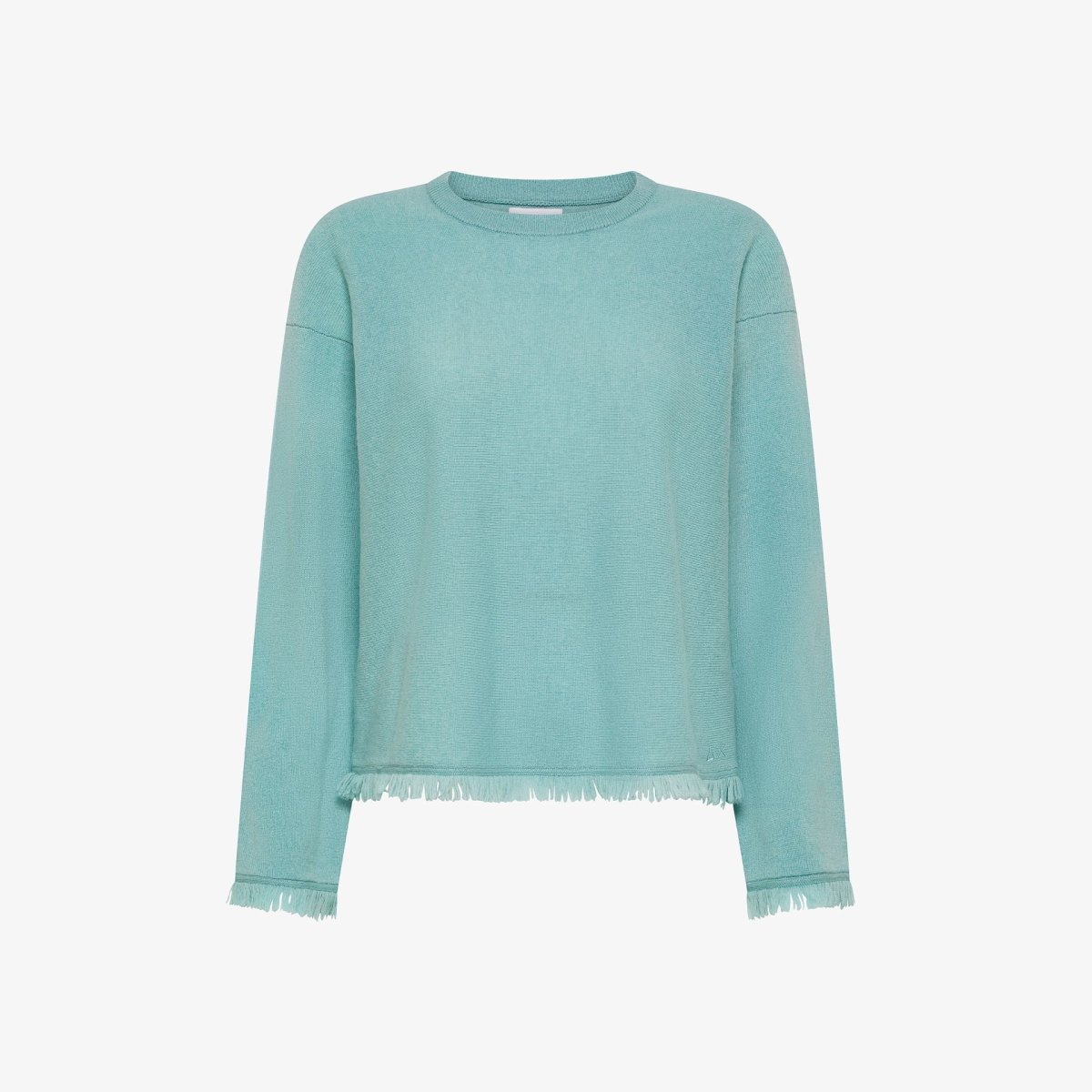 SUN68 Maglia in lana e caschmere con frange