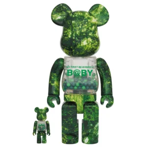 (PREORDER) MY FIRST BEARBRICK BABY 100% 400% GREEN FOREST
