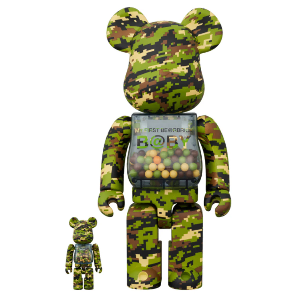 (PREORDER) MY FIRST BEARBRICK BABY 100% 400% DIGITAL CAMO