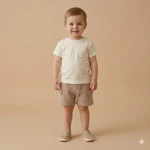 completo t-shirt e bermuda bambino