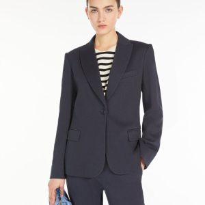 WEEKEND MAX MARA Blazer in jersey piquet