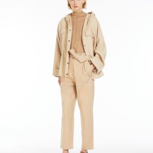 WEEKEND MAX MARA Pantalone carrot fit in cotone