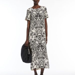 WEEKEND MAXMARA Abito in crepe de china di seta