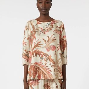 WEEKEND MAXMARA Blusa in twill di seta