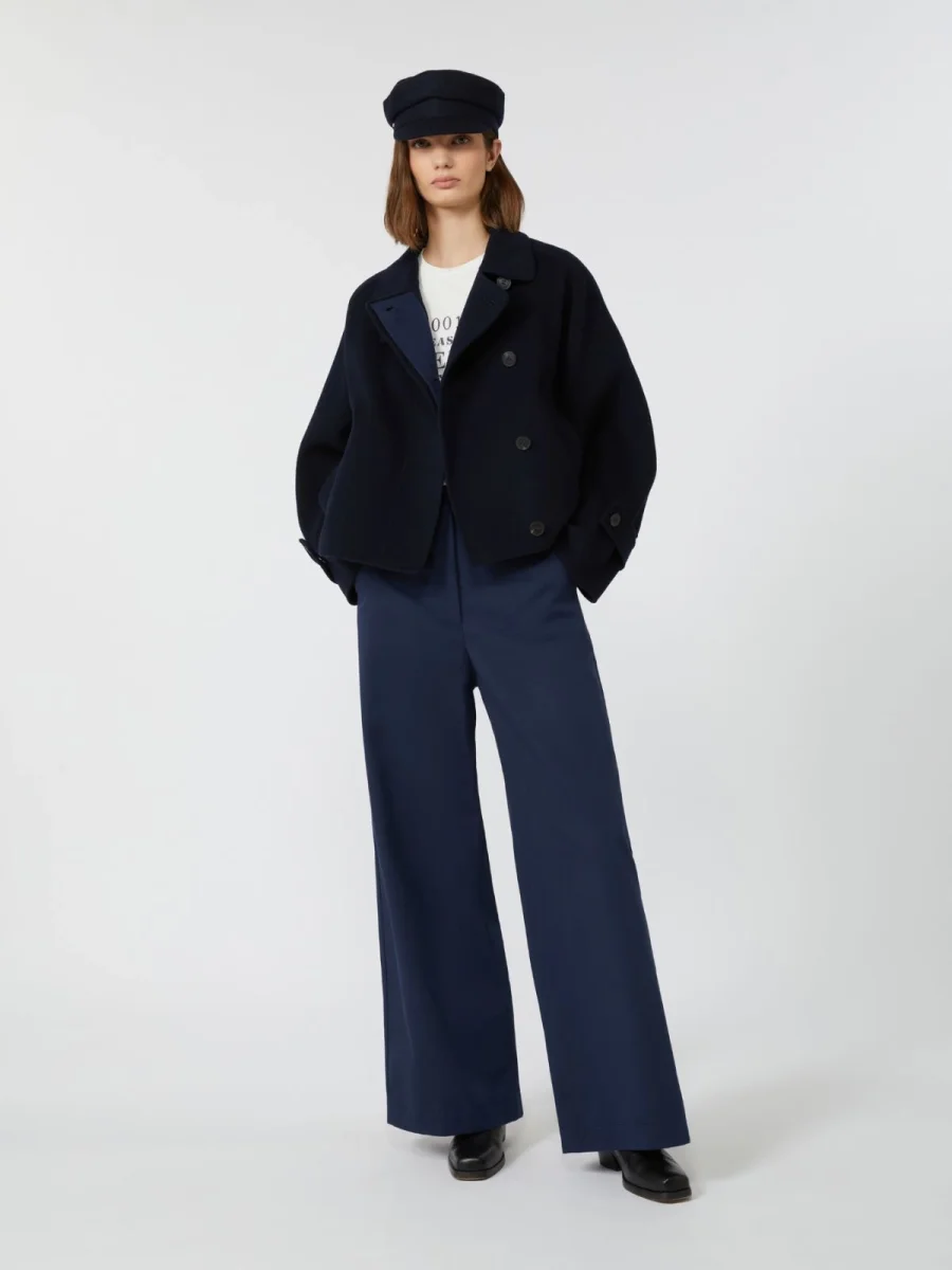 WEEKEND MAXMARA Cappotto crop in drap di lana - immagine 2