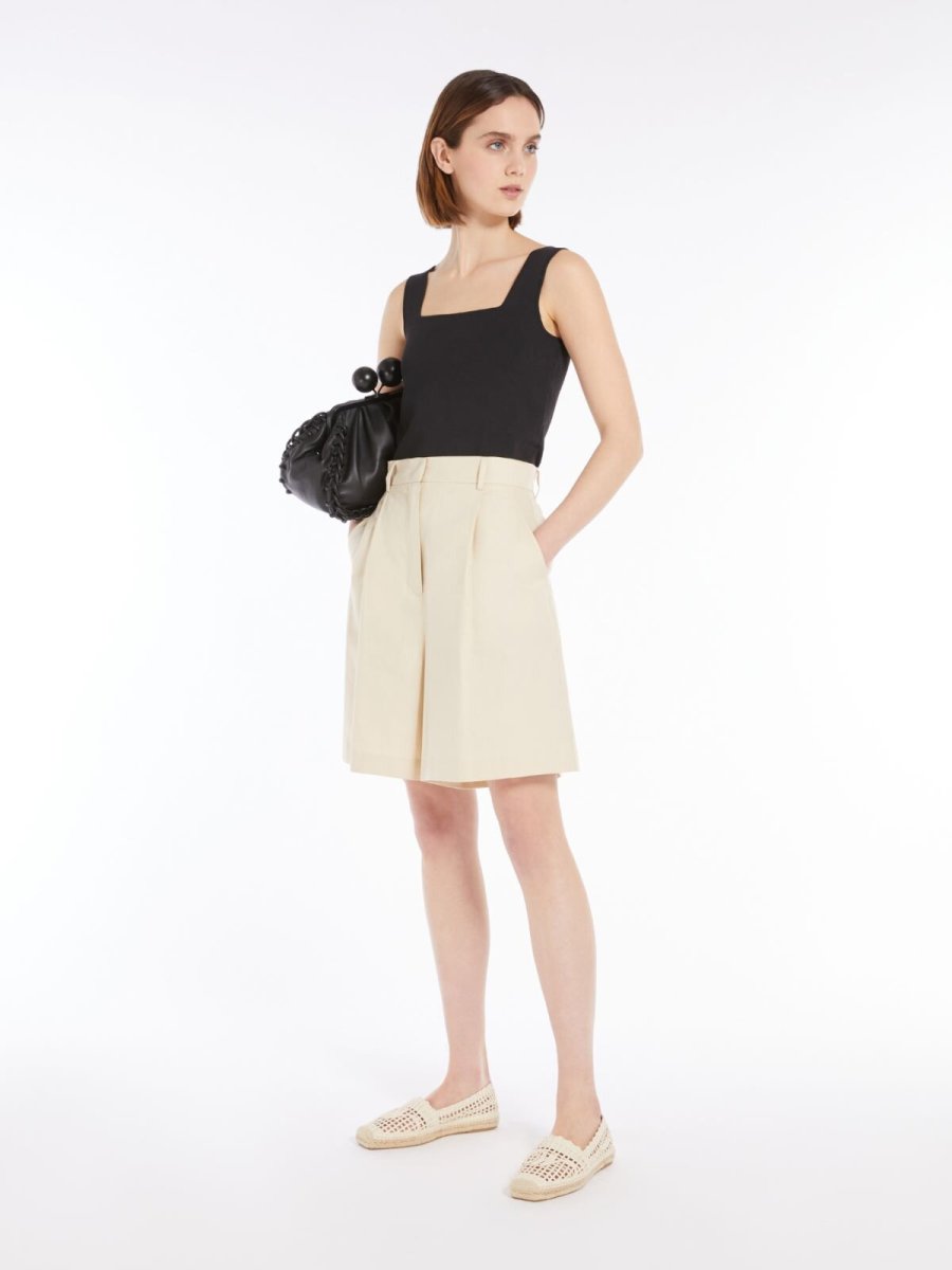 WEEKEND MAXMARA Top crop in viscosa