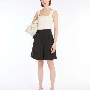 WEEKEND MAXMARA Top crop in viscosa