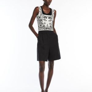 WEEKEND MAXMARA Top crop in viscosa