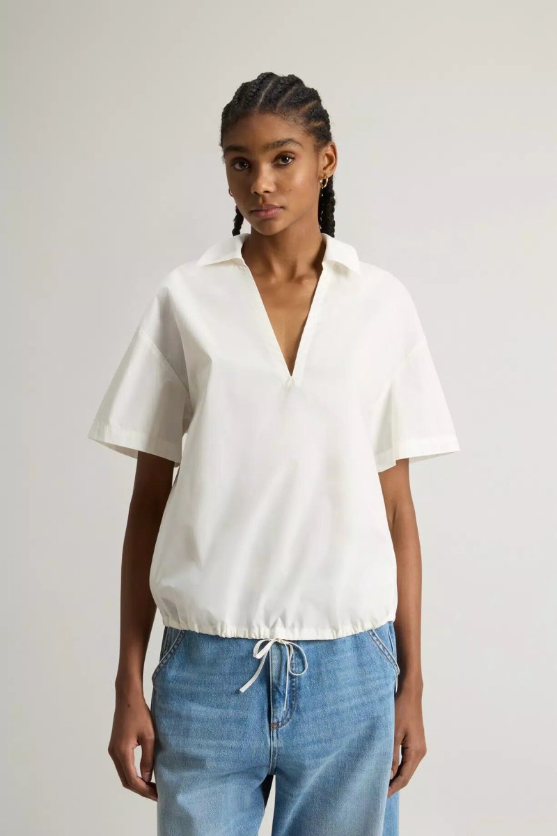 WOOLRICH Blusa in popeline di puro cotone - immagine 2