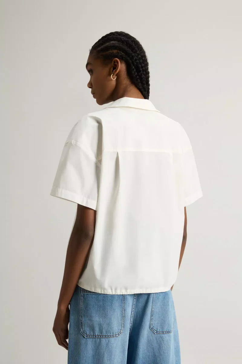 WOOLRICH Blusa in popeline di puro cotone - immagine 3