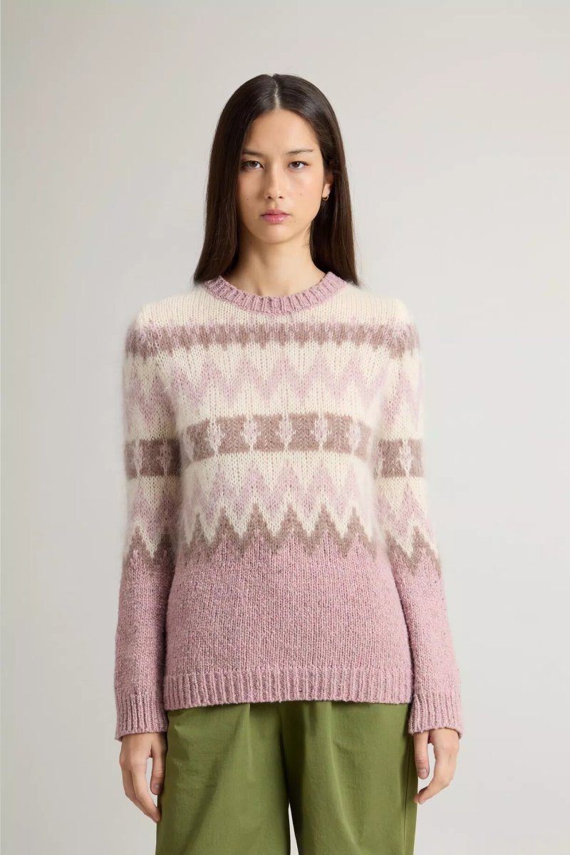 WOOLRICH Maglione Fair Isle in misto lana - immagine 3