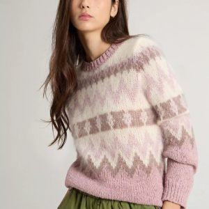 WOOLRICH Maglione Fair Isle in misto lana