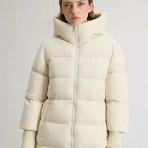 WOOLRICH Piumino in nylon elasticizzato