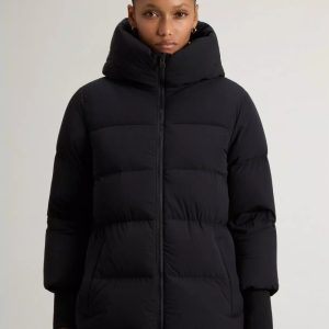 WOOLRICH Piumino in nylon elasticizzato